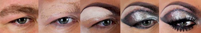 male to female, makeover, eyebrow, shaping